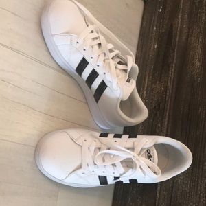 Brand new!  Leather Adidas Ladies Tennis Shoes